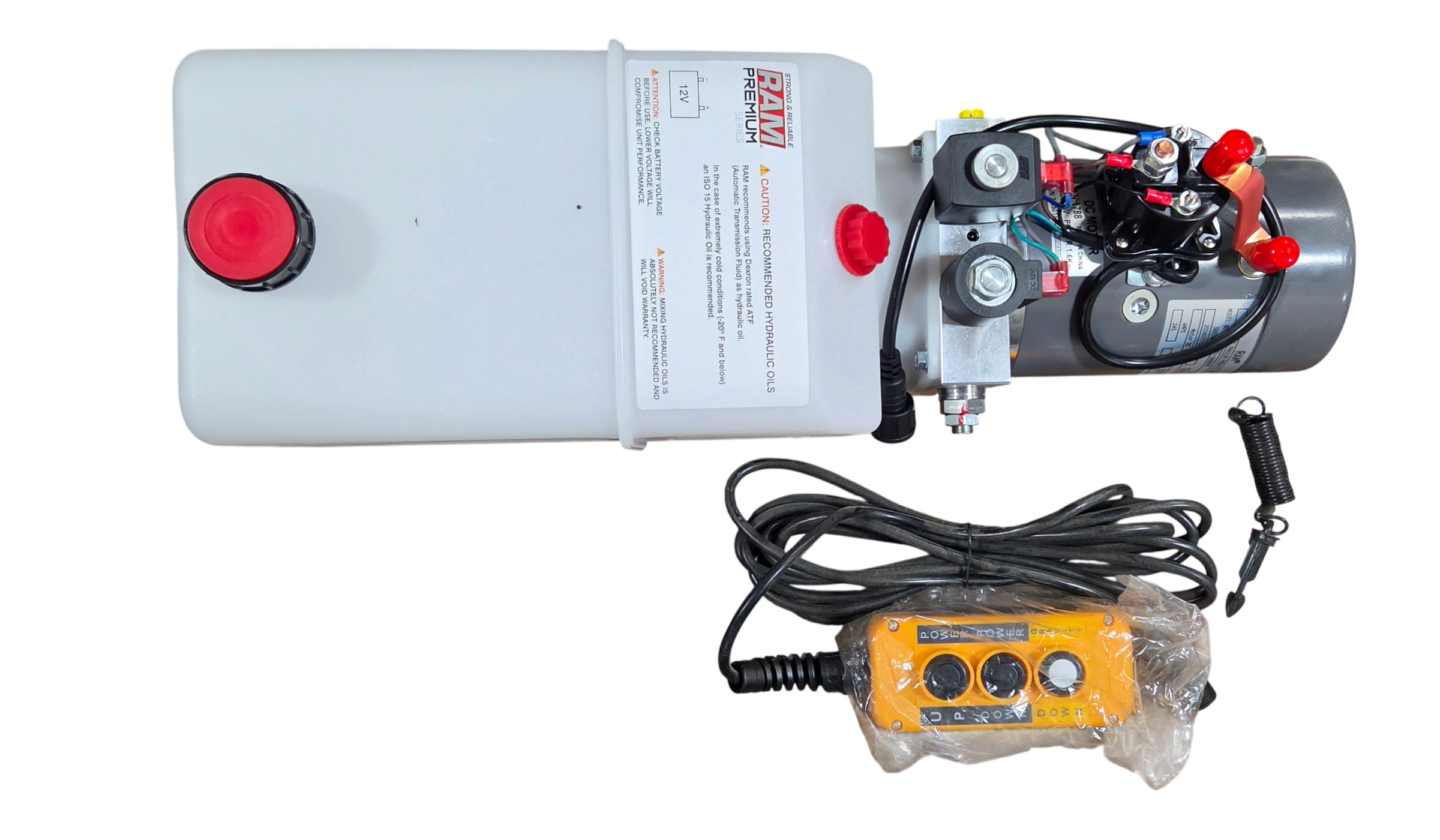 RAM HPU-DA006 6 Quart Double Acting 12V Hydraulic Power Unit