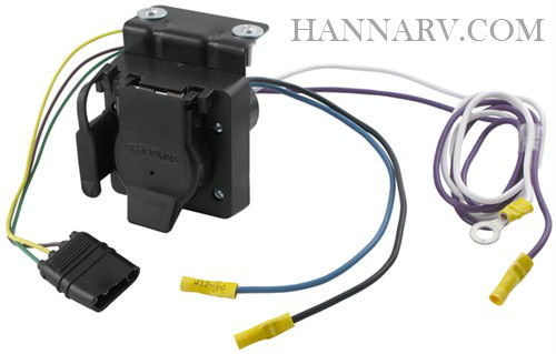 Hopkins 37185 Multi-Tow 7 Way and 4 Way Vehicle Plug ... 7 blade trailer connector wiring diagram 