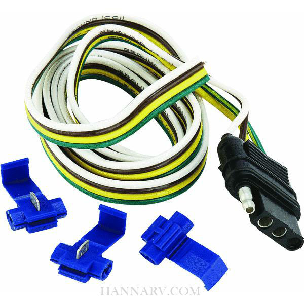 Hopkins 48025 4-Wire Flat Tow Vehicle Connector Kit