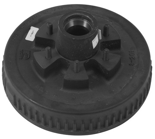 HD42656 Hub and Drum Only for 5,200 lb and 6,000 lb Axles - 6 on 5-1/2 - 15123 and 25580 Bearings - 12 Inch x 2 Inch Drum