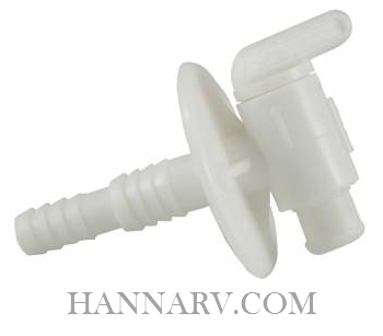 JR Products 03182 3/8 Inch - 1/2 Inch Dual Barbed Drain Cock
