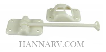 5-1/2 Colonial White AP Products 013-087 Plastic Door Holder 