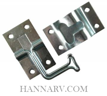 JR Products 10314 Plunger Door Holder Angled 4-3//4