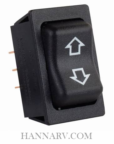 JR Products 12291-5 Replacement Slide-Out High Current Motor Switch - Black - 5 Pack