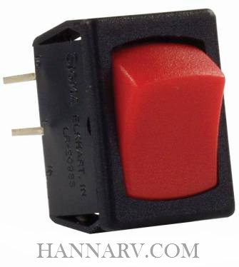 JR Products 12795 Mini-12V On-Off Switch - Red/Black
