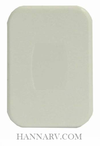 JR Products 13135 Switch Blank Cover White
