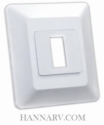 JR Products 12195 Brown Single Switch Base and Face Plate 