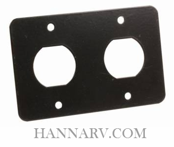 JR Products 15165 Double 12 Volt USB Mounting Plate