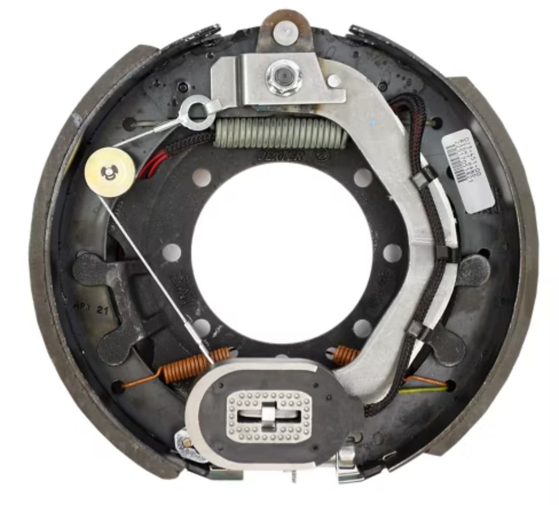 Dexter K23-451-00 Dexter 10000 Lbs General Duty Per Pair Capacity 5000 lbs Each 12-14in x 3in Electric Drum Right Side Trailer Brake 7-Bolt Mount Boxed