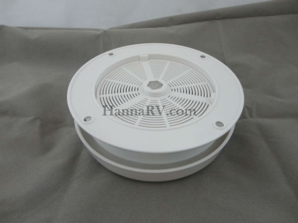 1-Piece RV Roof Mushroom Vent With 2 Water Guard Caps - Universal Fit For Keystone Trailers & Campers, White - View #4