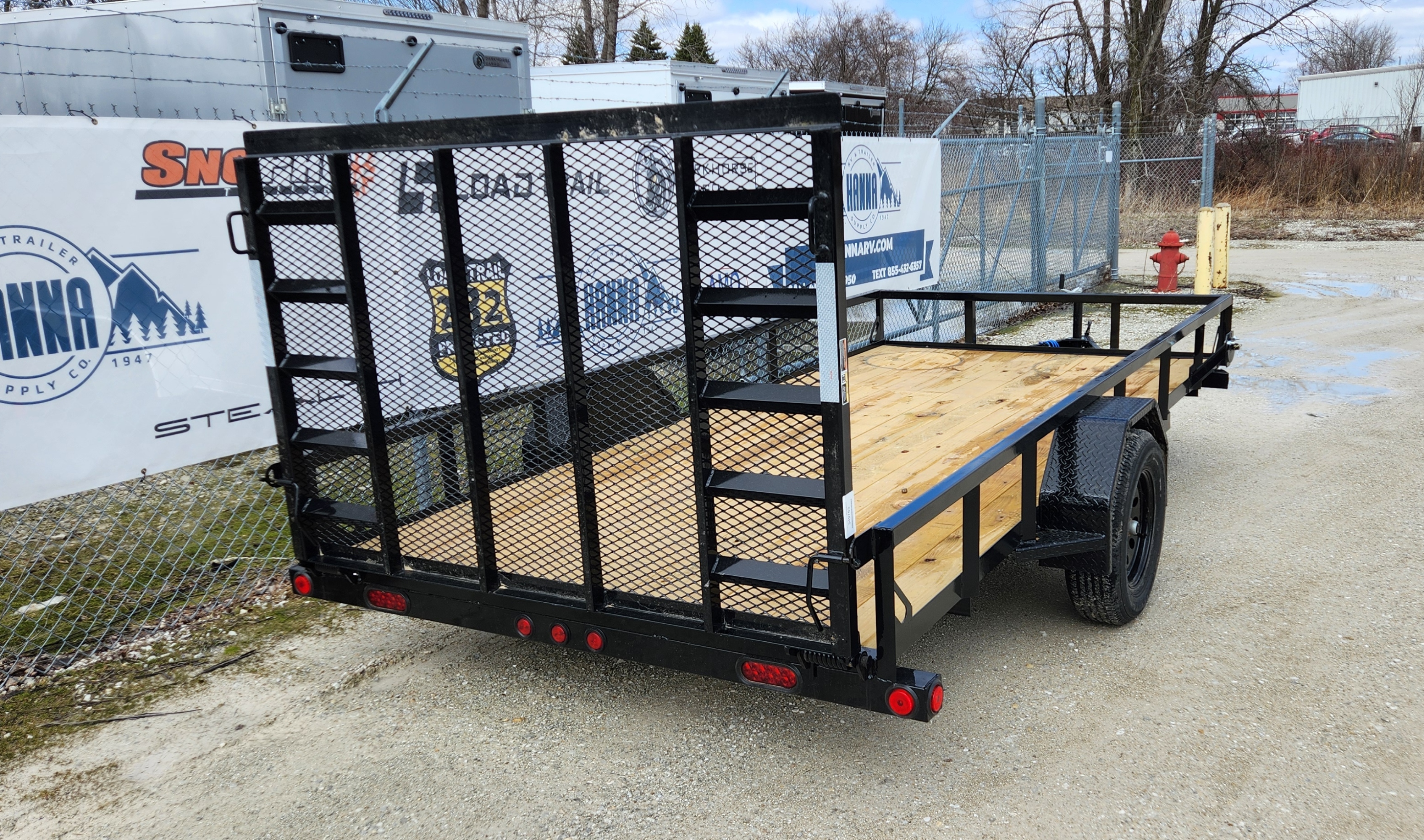 Trailer With Ramp Load Trail 77