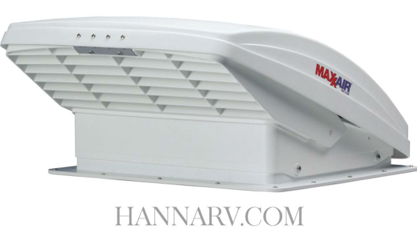 Maxx Air Vent Corp. 00-05100K MaxxFan Deluxe With White Vent Cover And Built-in Rain Shield