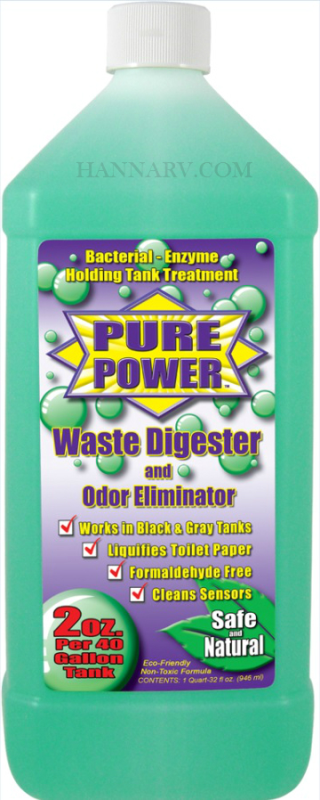 Organic Power Products 22002 Pure Power 32 Oz Concentrated Holding Tank Waste Digester And Odor Elim