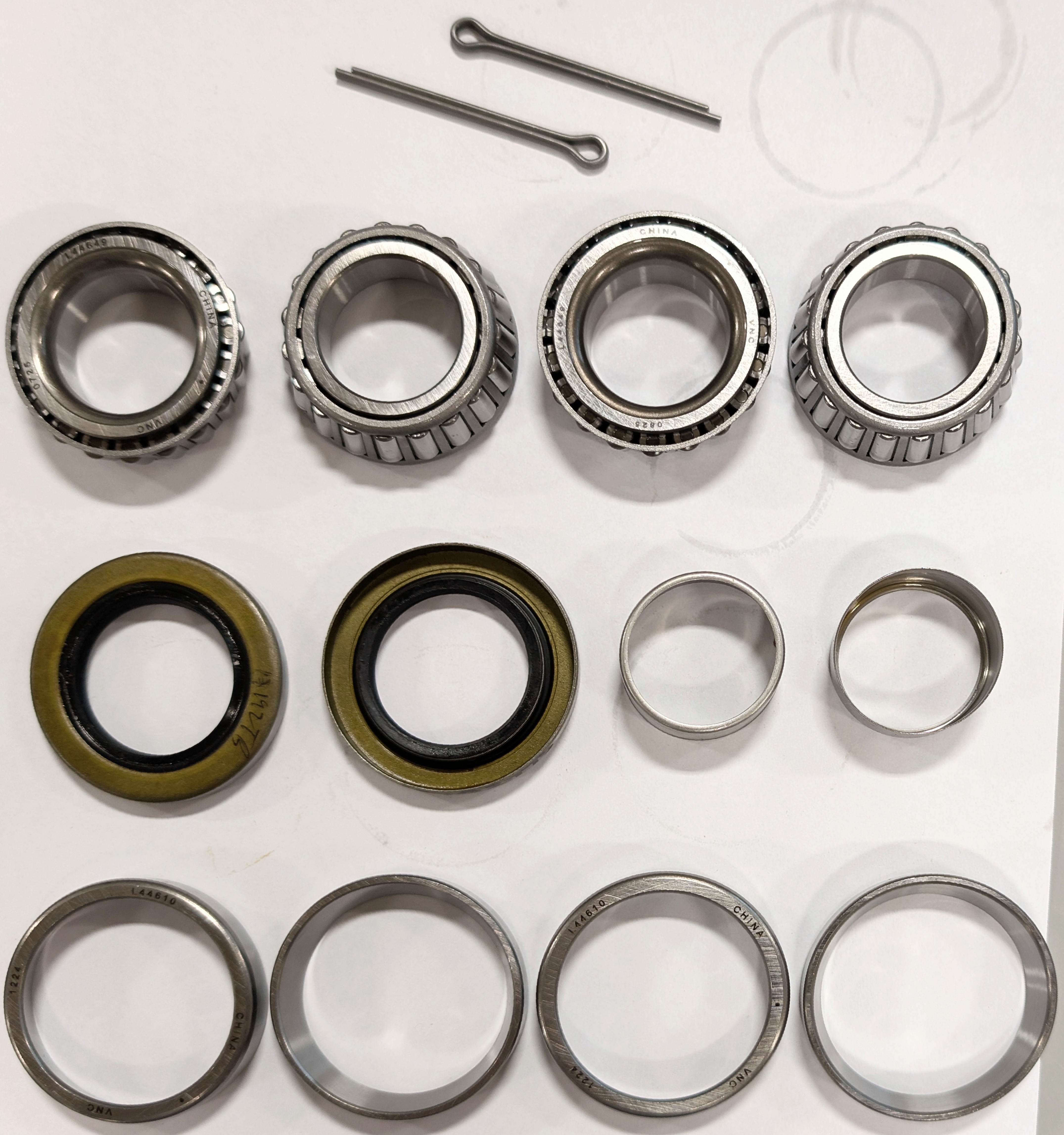 Bearing Kit for 700-2,200 Lb Shorelander Trailers with 1-1/16" x 1-1/16" Straight Spindle
