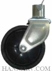 Pacific Rim JC-101 Tongue Jack Caster Wheel with Pin - 1,200 Lbs - Fits 2,000-5,000 Lbs Tongue Jack