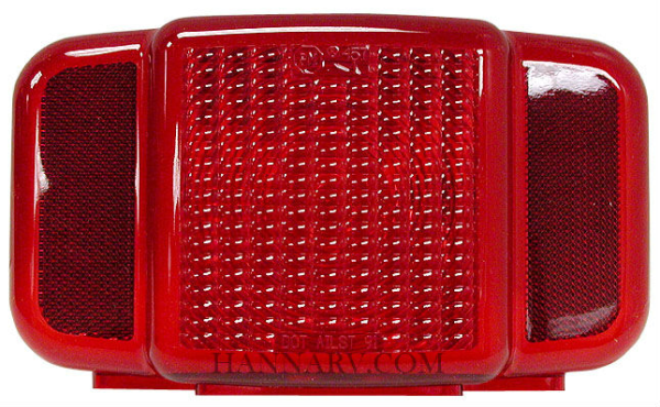 Peterson Manufacturing B457L-15 Replacement Tail Light Lens with License Illuminator