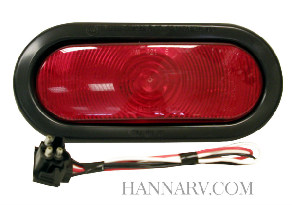 Peterson Manufacturing E421KR Oval Stop Turn And Tail Light Kit