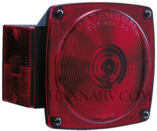 Peterson Manufacturing E440L Replacement Tail Light with License Illuminator