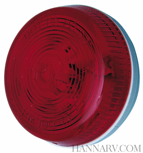 Peterson Manufacturing M104R Round Red 2-1/2 Inch Sidemarker Clearance Light