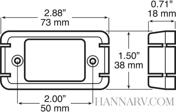 Peterson Manufacturing V153KA Piranha Amber LED Clearance Sidemarker Light Kit