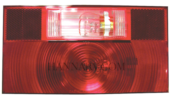 Peterson Manufacturing V25912 RV Stop, Turn & Tail Light with Reflex and Backup Light