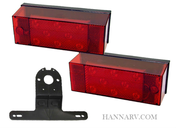 Peterson Manufacturing V947 Piranha Red LED Rear Trailer Light Kit
