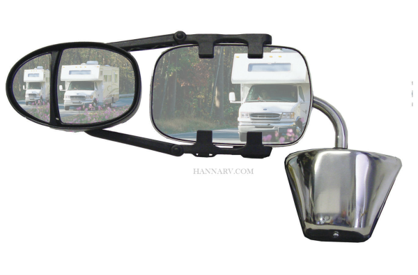 Prime Products 30-0083 Dual Head XLR Clip-on Towing Mirror For Most Truck, Van and SUV Mirrors