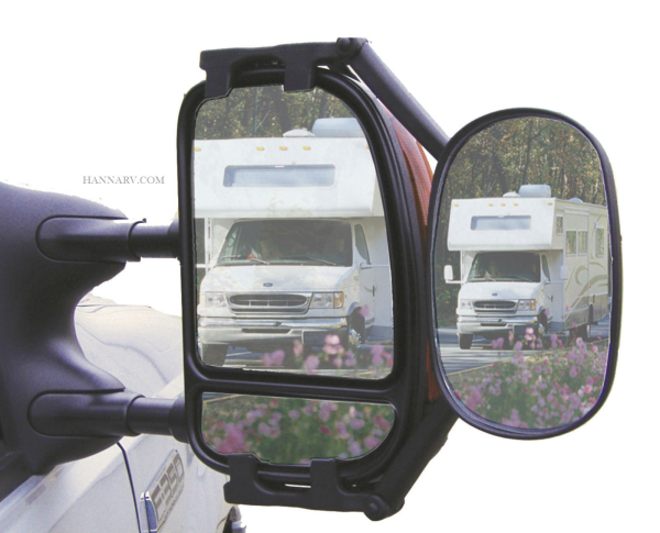 Prime Products 30-0086 XLR Ratchet Clip-on Towing Mirror For Most Truck, Van and SUV Mirrors