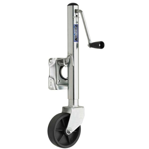 Pro Series EJ1000 Sidewind Swivel Tongue Jack - 1000 Lbs - 10 Inch Lift with 6 Inch Wheel - Bolt-On