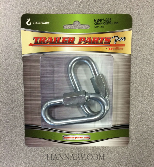 Redline HW01-005 S-Hook For 3/16 Inch Safety Chain - 2 Pack