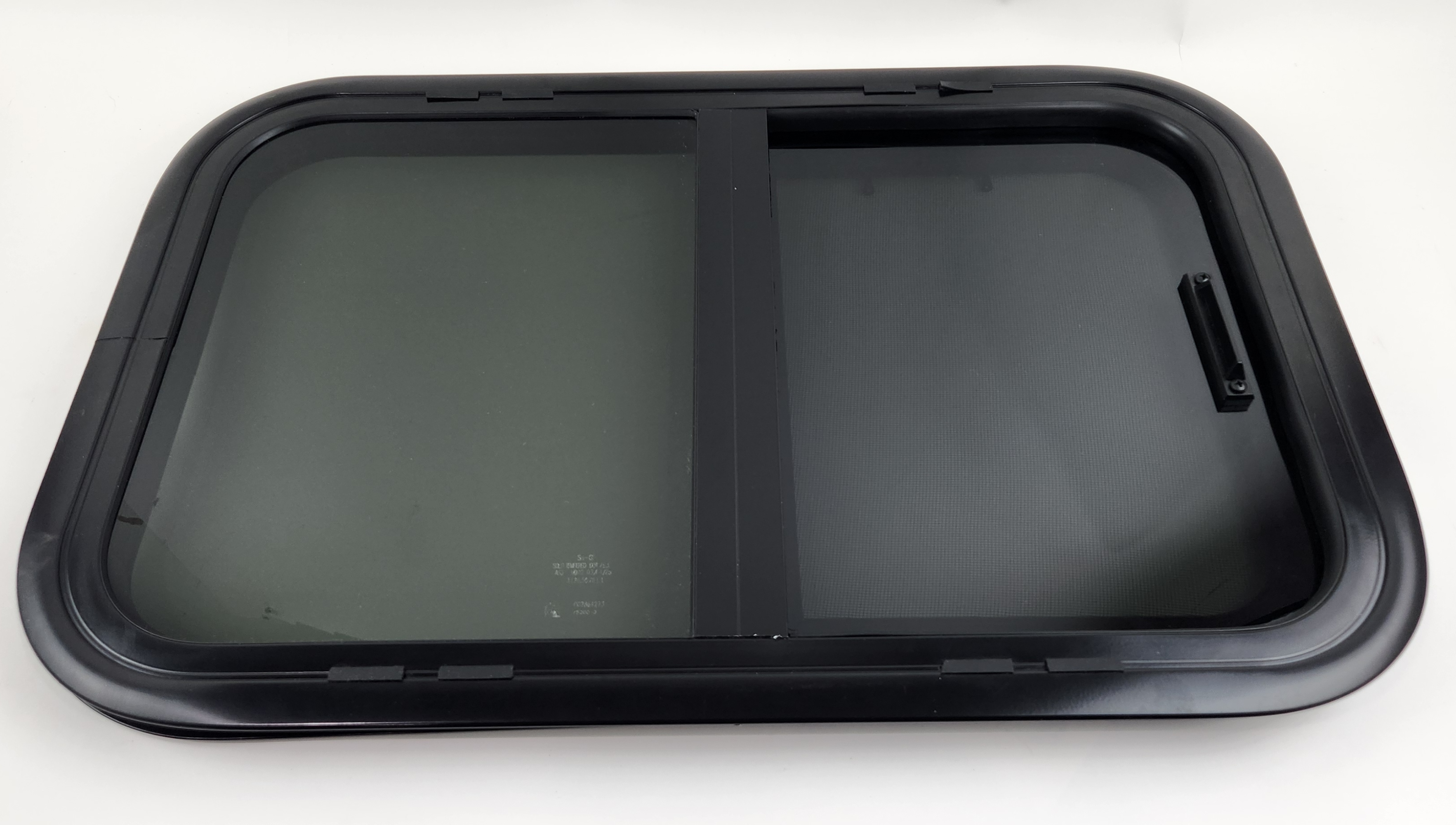 SG1524N 90 Degree Window 15x24 wScreen Radius Corner with Clamp Ring