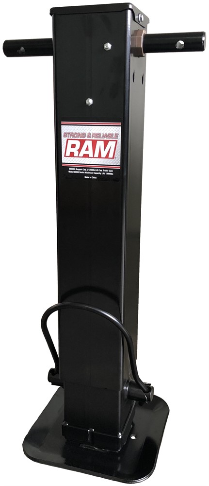 Trailer Jack Drop Leg Extension - 2" ID Adjustable Foot Pad For Camper Jacks, 2000 Lbs Capacity
