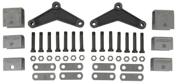 Tandem Axle Hanger Kit - APT3 - Fits 1.75 Inch Double Eye Springs - 1.5 Inches Tall - Boxed