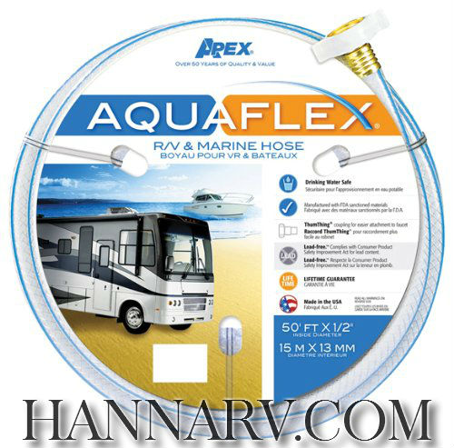 Teknor Apex 7503-25 AquaFlex 1/2 Inch x 25 Foot RV Water Hose