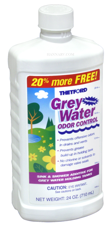 Thetford 15842 Grey Water Odor Control Additive For Sinks And Showers - 20 Oz Bottle