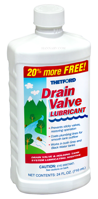Thetford 15843 Drain Valve And Holding Tank System Lubricant - 20 Oz Bottle