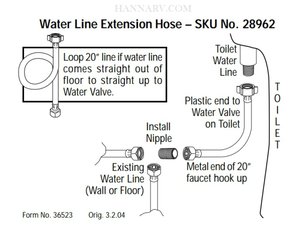 Thetford 28962 Aqua Magic V Water Line Extension Hose