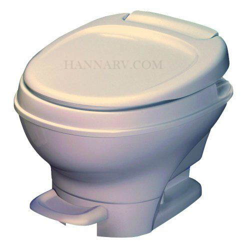 Thetford 31651 Aqua Magic V Parchment Low Foot Flush RV Toilet
