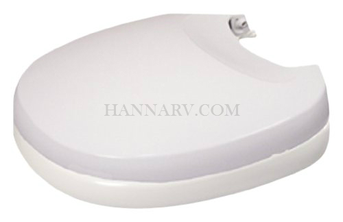 Thetford 31704 Aqua Magic V Replacement Toilet Seat And Cover Assembly - Parchment