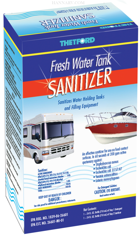 Thetford Corp RV Marine Fresh Water Sanitizer Kit 36662