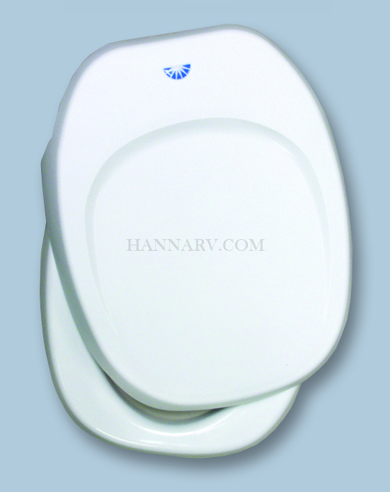 Thetford 36788 Aqua Magic IV Replacement Toilet Seat And Cover Assembly - White Color