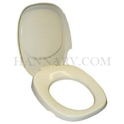 Thetford 36789 Aqua Magic IV Replacement Toilet Seat And Cover Assembly - Ivory Color
