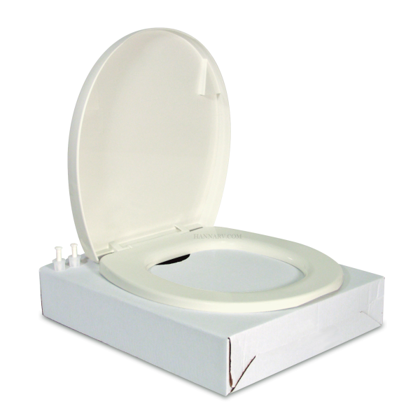Thetford 42179 Aqua Magic Residence Replacement RV Toilet Seat Cover Kit - Bone