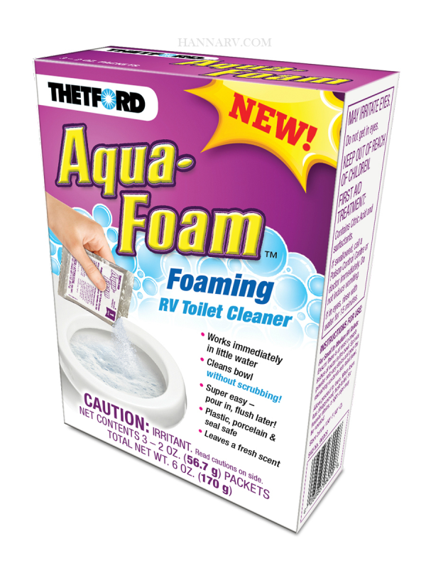 Thetford 96009 Aqua-Foam Foaming RV Toilet Cleaner - 3 Pack Box