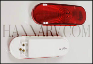 Triton 03526 Red Oval Tail Light