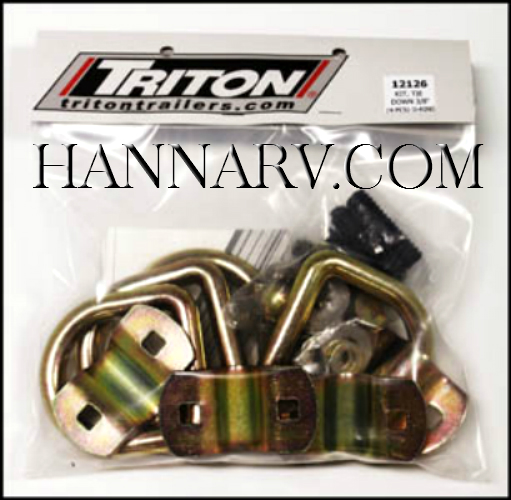 Triton 12126 3/8-inch D-Ring Tie Down Kit