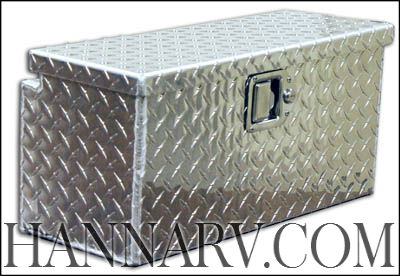 Triton 15531-1 Aluminum Diamond Plate Work Box With Hardware