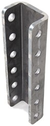 Universal 59602 Adjustable Tongue Coupler 6-hole Channel Bracket 3/8-inch/20000 Lbs. Capacity