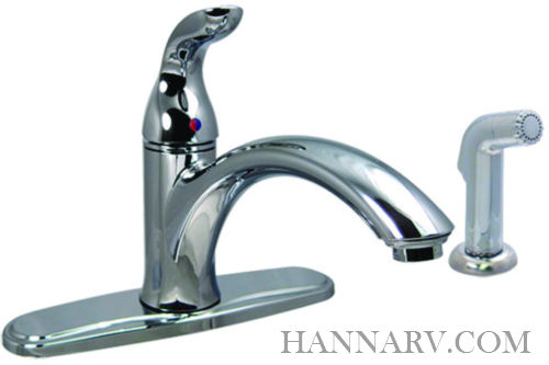 Valterra Pf231322 Single Handle Hybrid Kitchen Faucet With Side