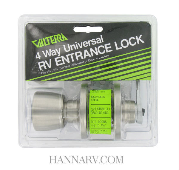 Valterra L32CS000 RV Universal Entrance Lock